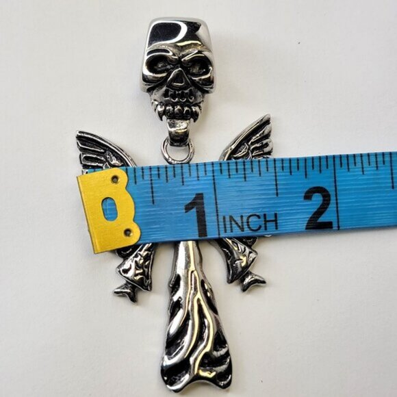 Skeleton Pendant Stainless Steel - Picture 6 of 10